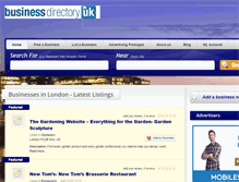 Tablet Screenshot of businessdirectory247.com